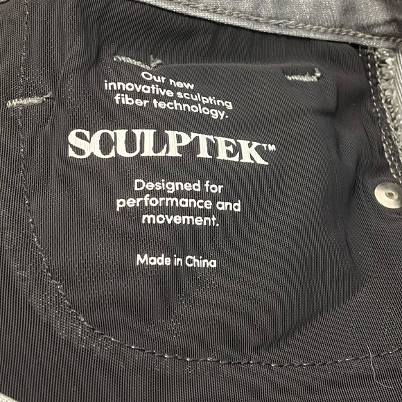 ATHLETA JEANS | SCULPTEK SKINNY JEAN in GRAY WASH size 10 - Picture 8 of 11